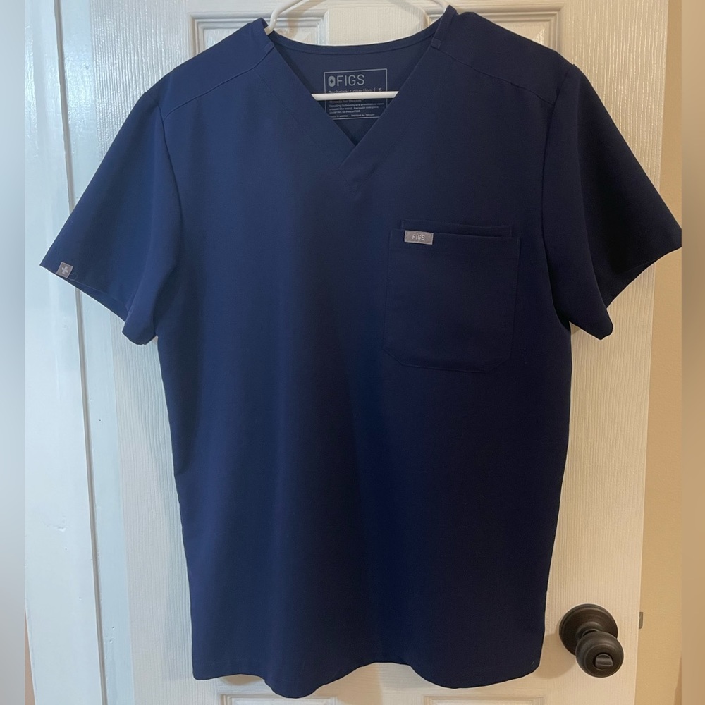 FIGS Small Navy Blue Scrub Set